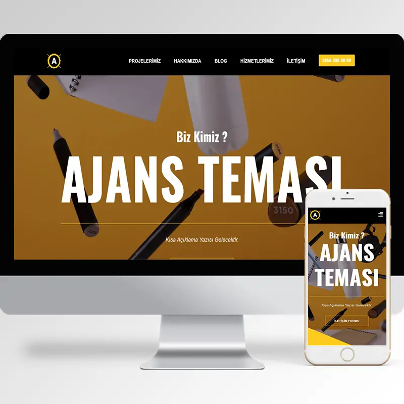 Ajans Hazır Web Sitesi Yazılımı 10
