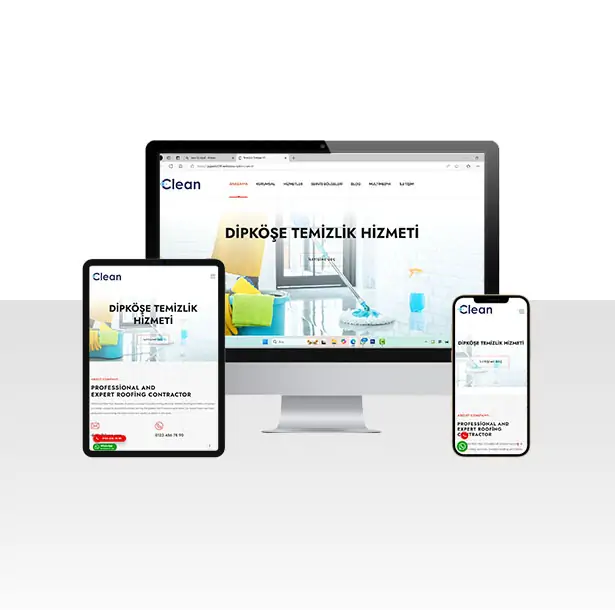 Temizlik Şirketi Hazır Web Sitesi Yazılımı 18