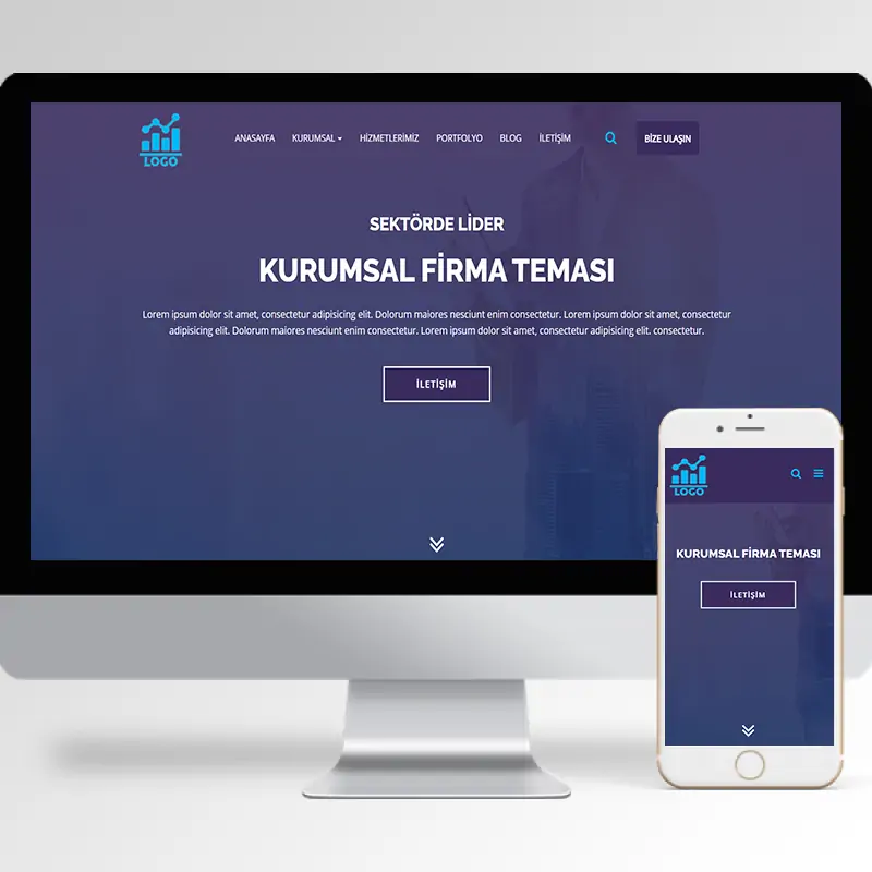 Kurumsal Firma Hazır Web Sitesi Yazılımı 49