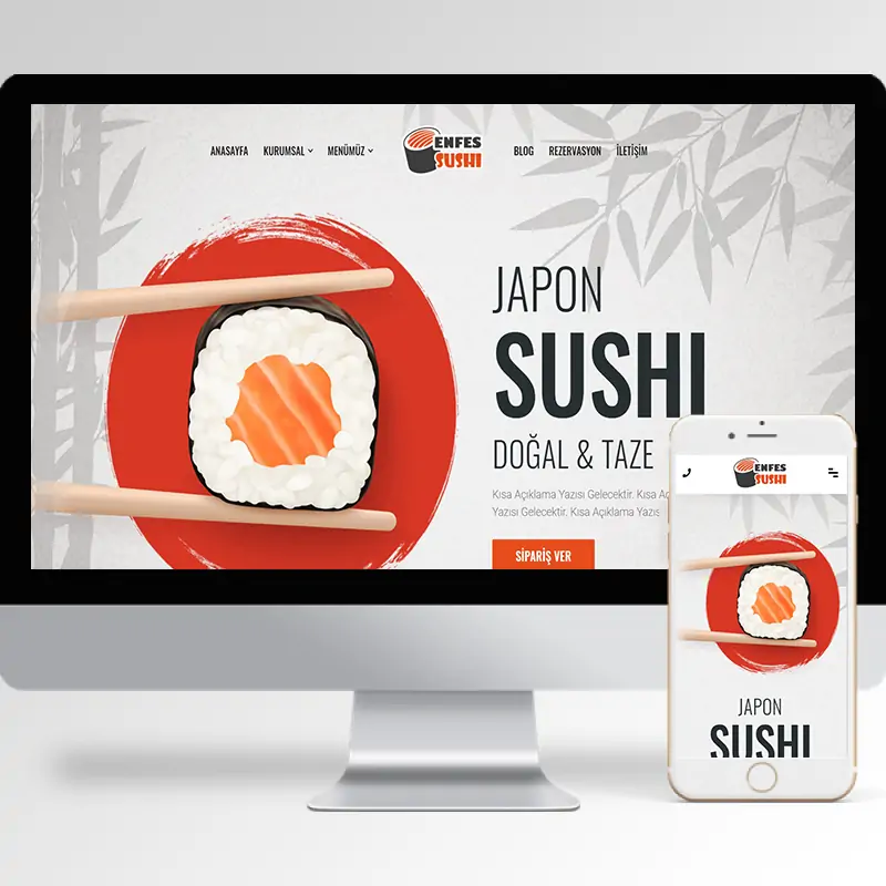 Restaurant Hazır Web Sitesi Yazılımı 19