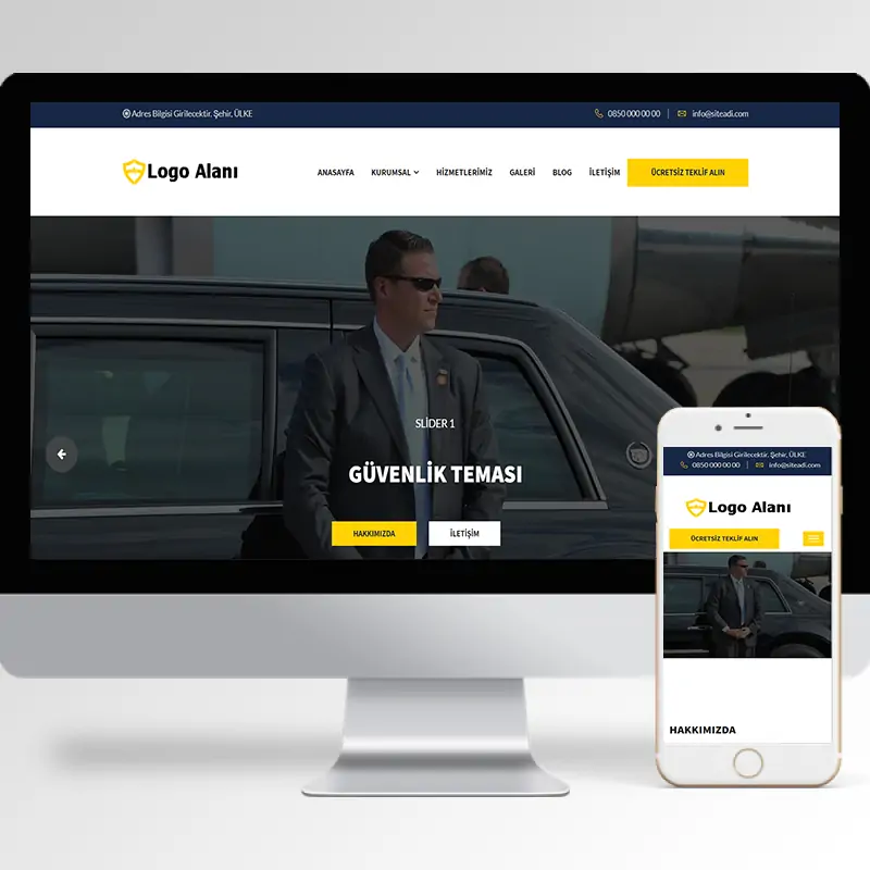 Güvenlik Hazır Web Sitesi Yazılımı 3