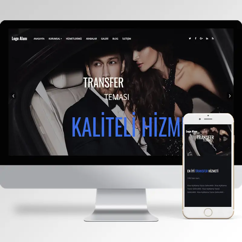 Vip Transfer Hazır Web Sitesi Yazılımı 3