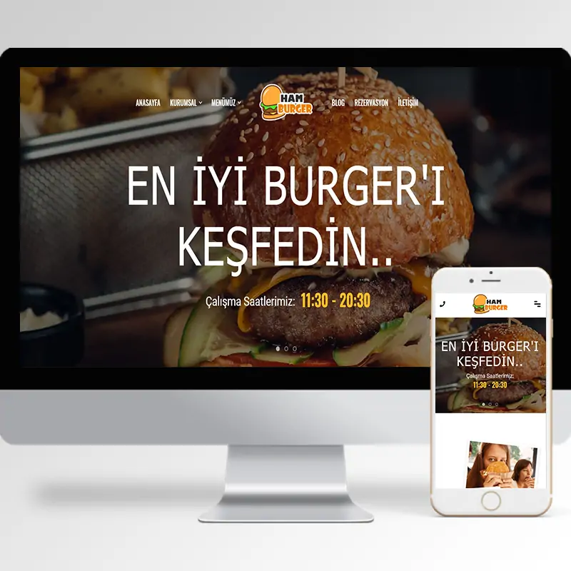 Restaurant Hazır Web Sitesi Yazılımı 9