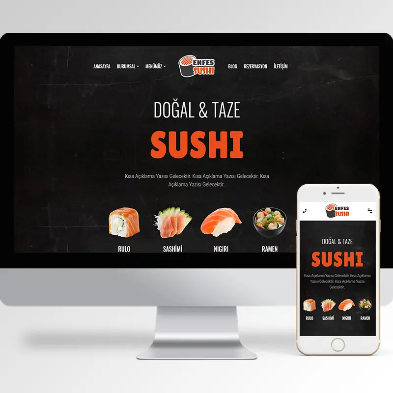 Restaurant Hazır Web Sitesi Yazılımı 20