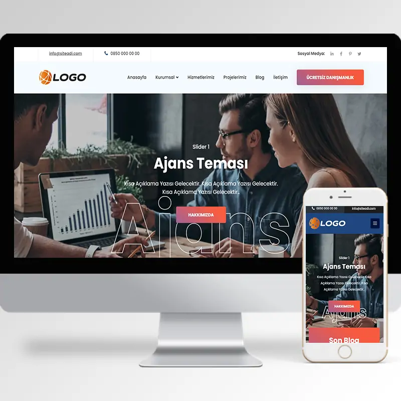 Ajans Hazır Web Sitesi Yazılımı 29