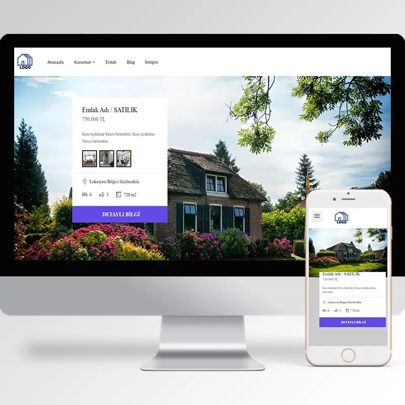 Emlak Hazır Web Sitesi Yazılımı 14