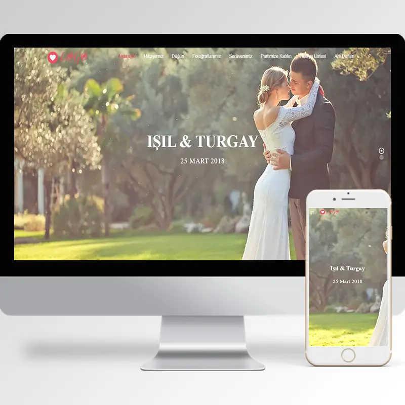 Evlilik Hazır Web Sitesi Yazılımı 4