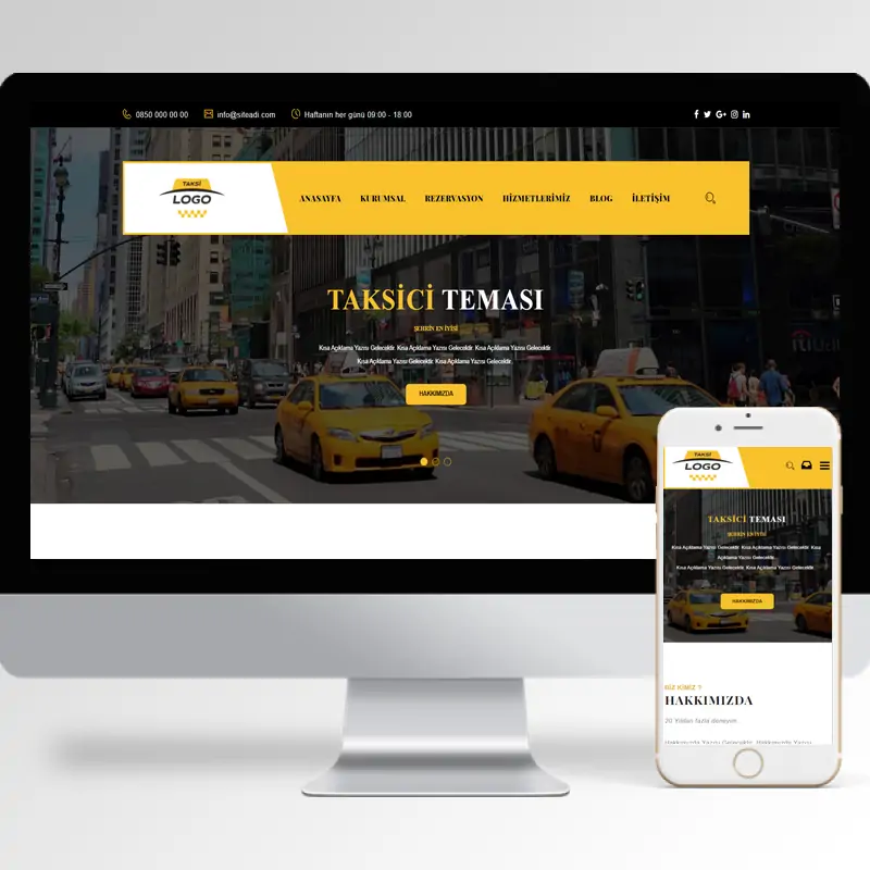 Taksi Durağı Hazır Web Sitesi Yazılımı 10