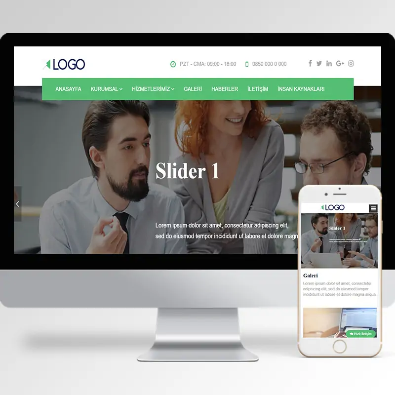 Danışmanlık Hazır Web Sitesi Yazılımı 2