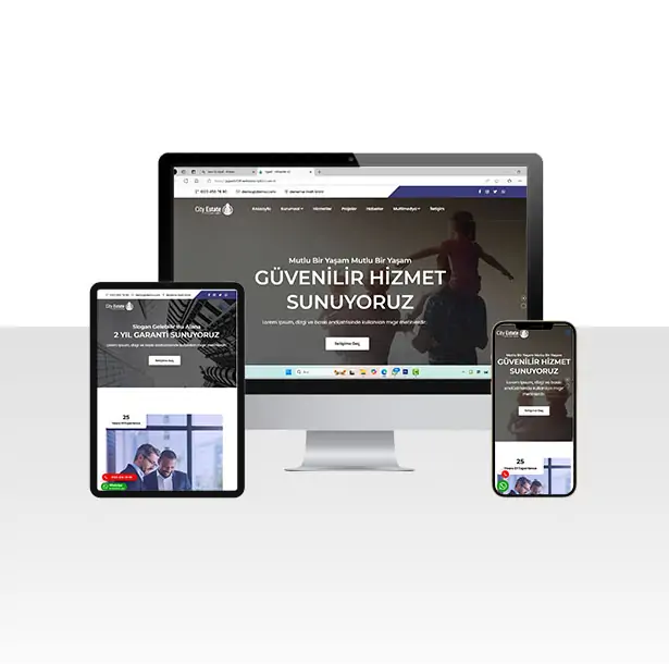 İnşaat Şirketi Hazır Web Sitesi Yazılımı 23