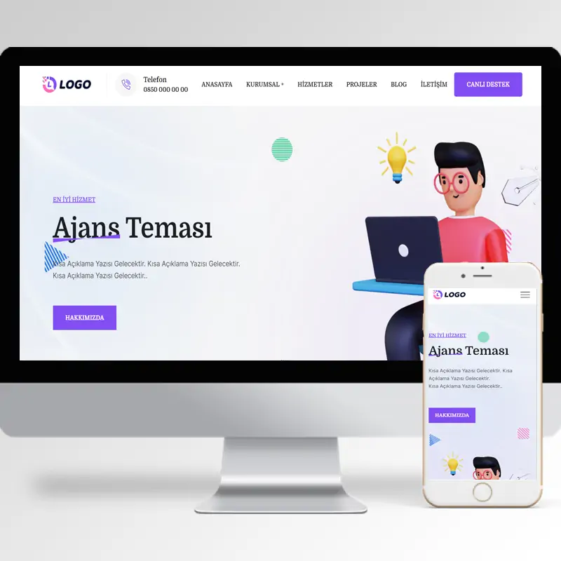 Ajans Hazır Web Sitesi Yazılımı 39