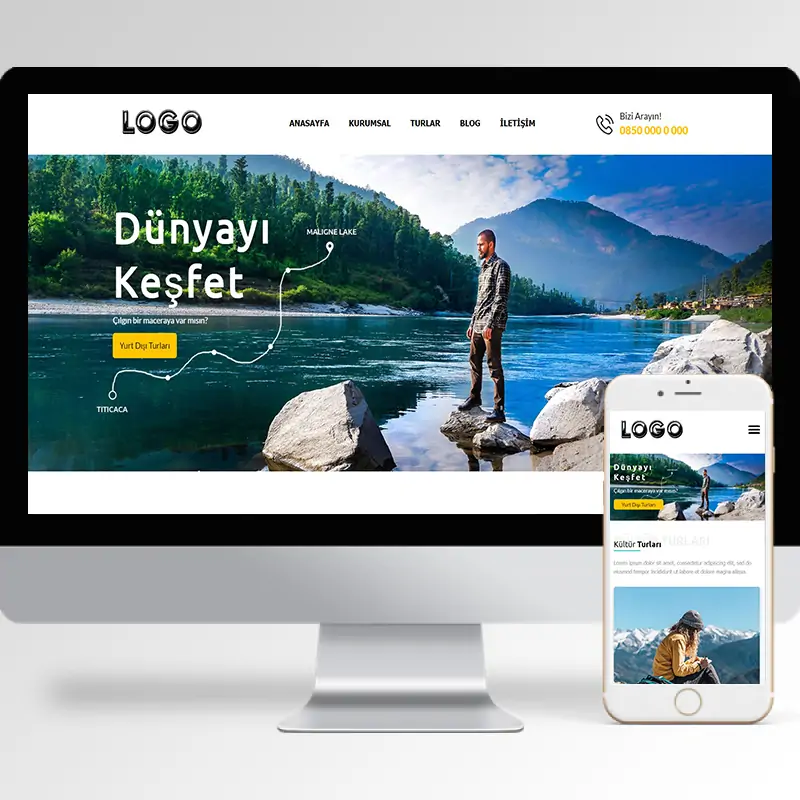 Tur & Gezi Hazır Web Sitesi Yazılımı 5