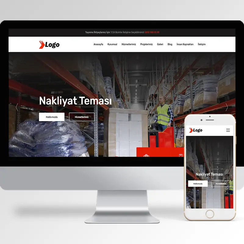 Nakliyat Şirketi Hazır Web Sitesi Yazılımı 8