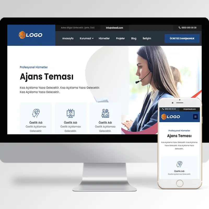 Ajans Hazır Web Sitesi Yazılımı 31