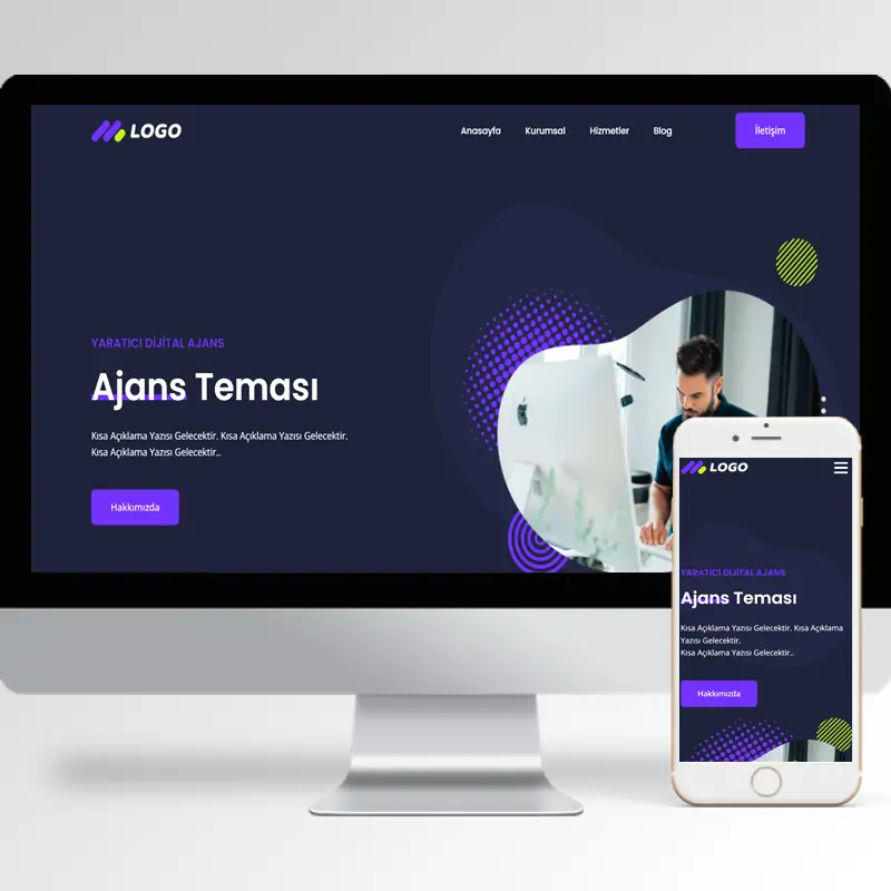 Ajans Hazır Web Sitesi Yazılımı 42