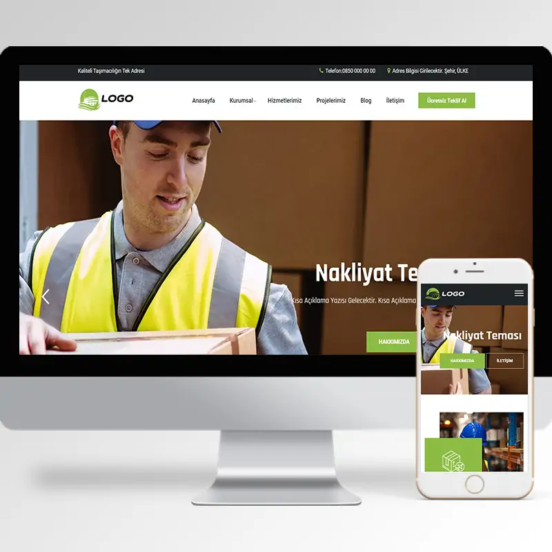 Nakliyat Şirketi Hazır Web Sitesi Yazılımı 17