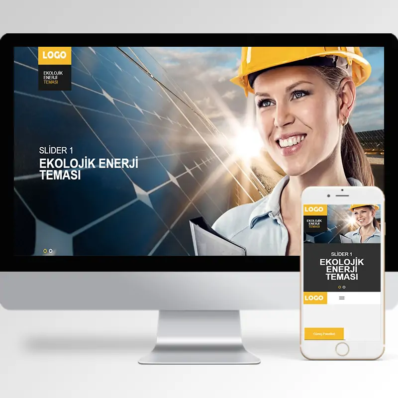 Ekolojik Enerji Şirketi Hazır Web Sitesi Yazılımı 6