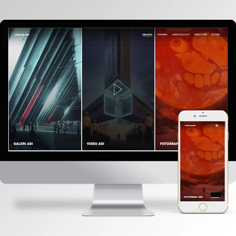 Kişisel Portfolyo Hazır Web Sitesi Yazılımı 5