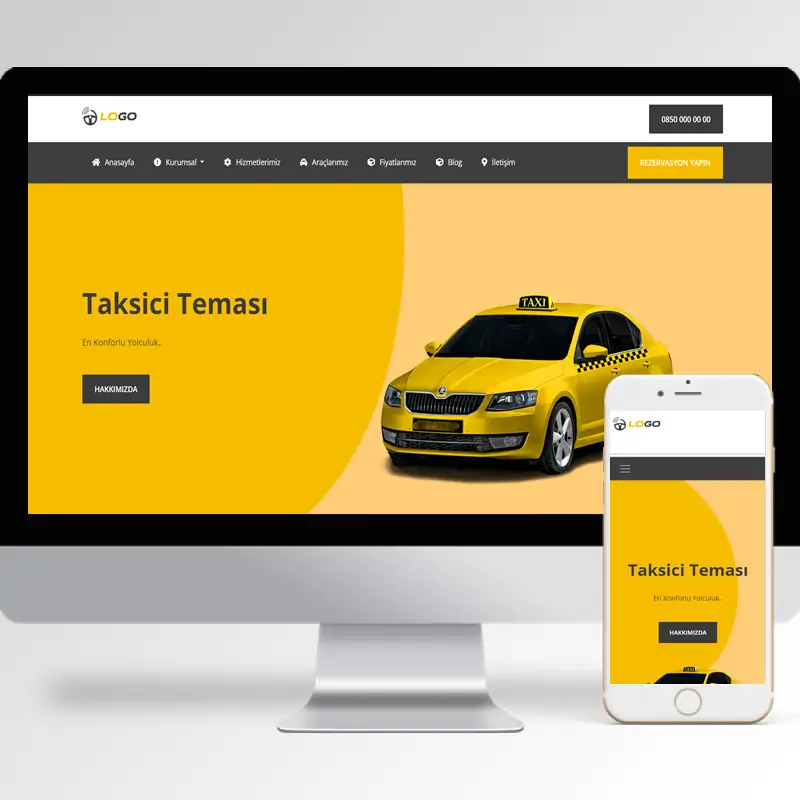 Taksi Durağı Hazır Web Sitesi Yazılımı 7