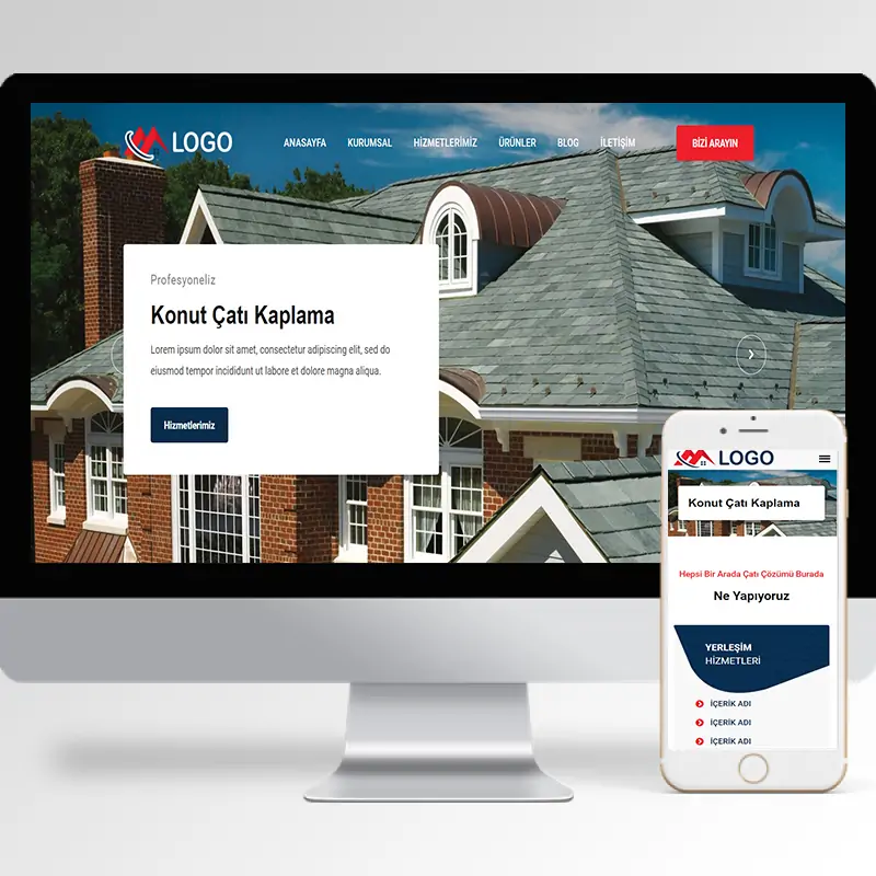 Çatı İnşaatı & Onarımı Hazır Web Sitesi Yazılımı 4