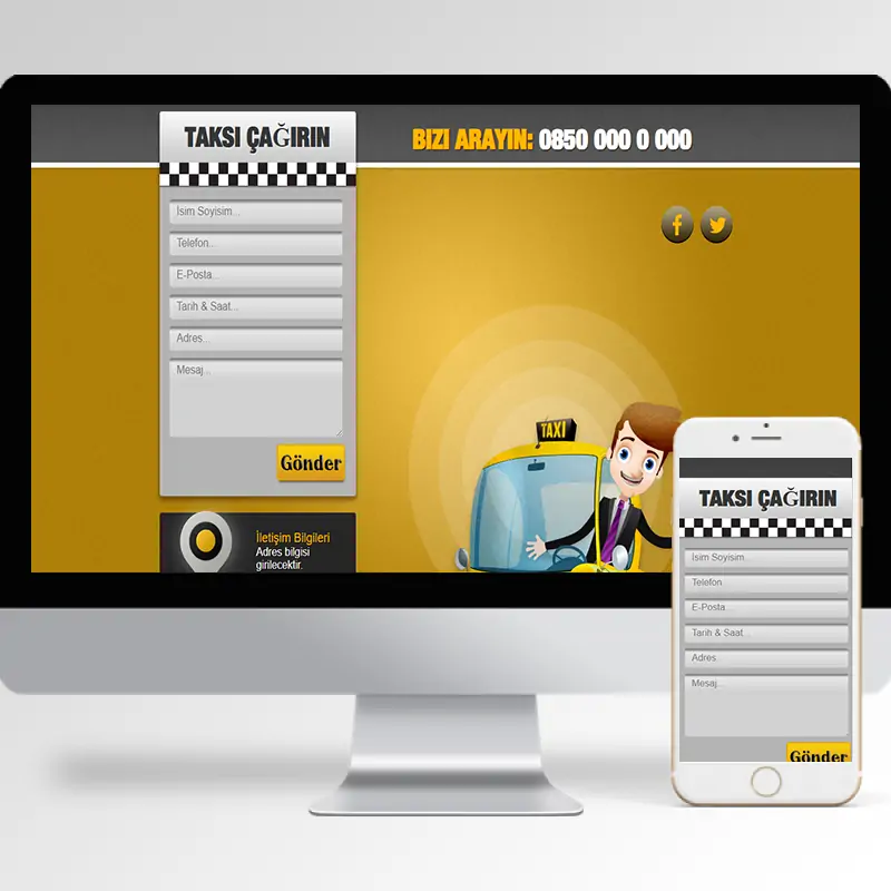 Taksi Durağı Hazır Web Sitesi Yazılımı 5