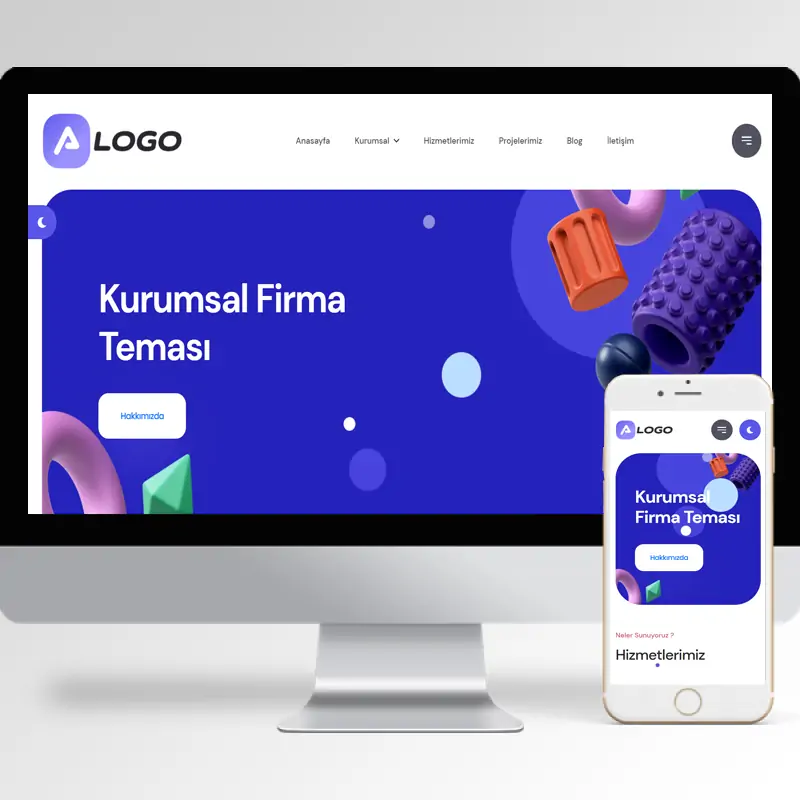 Kurumsal Firma Hazır Web Sitesi Yazılımı 81