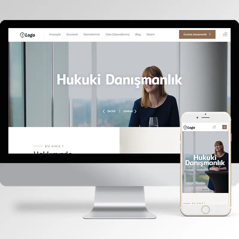 Avukat & Hukuk Bürosu Hazır Web Sitesi Yazılımı 19