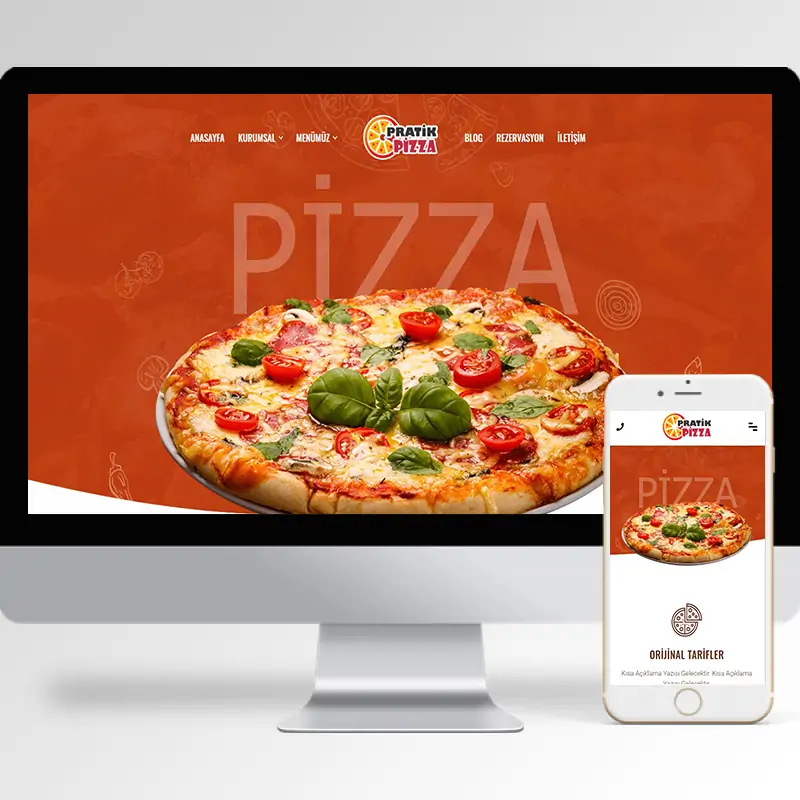 Restaurant Hazır Web Sitesi Yazılımı 13