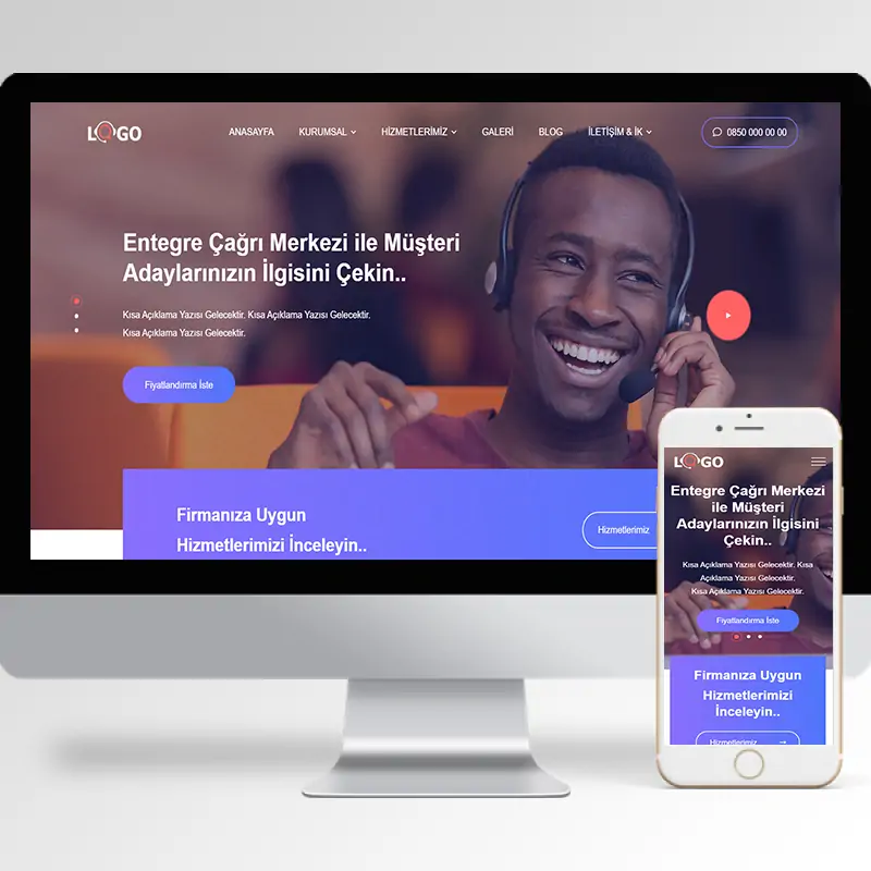 Çağrı Merkezi Hazır Web Sitesi Yazılımı 3