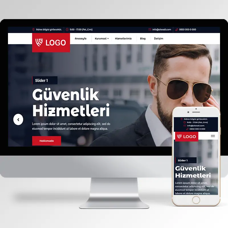 Güvenlik Hazır Web Sitesi Yazılımı 6
