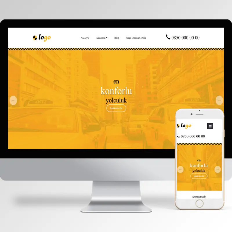 Taksi Durağı Hazır Web Sitesi Yazılımı 8