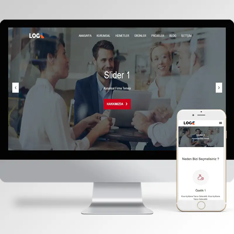 Kurumsal Firma Hazır Web Sitesi Yazılımı 13