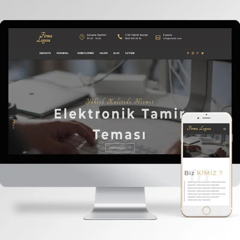 Elektronik Tamir Hazır Web Sitesi 8